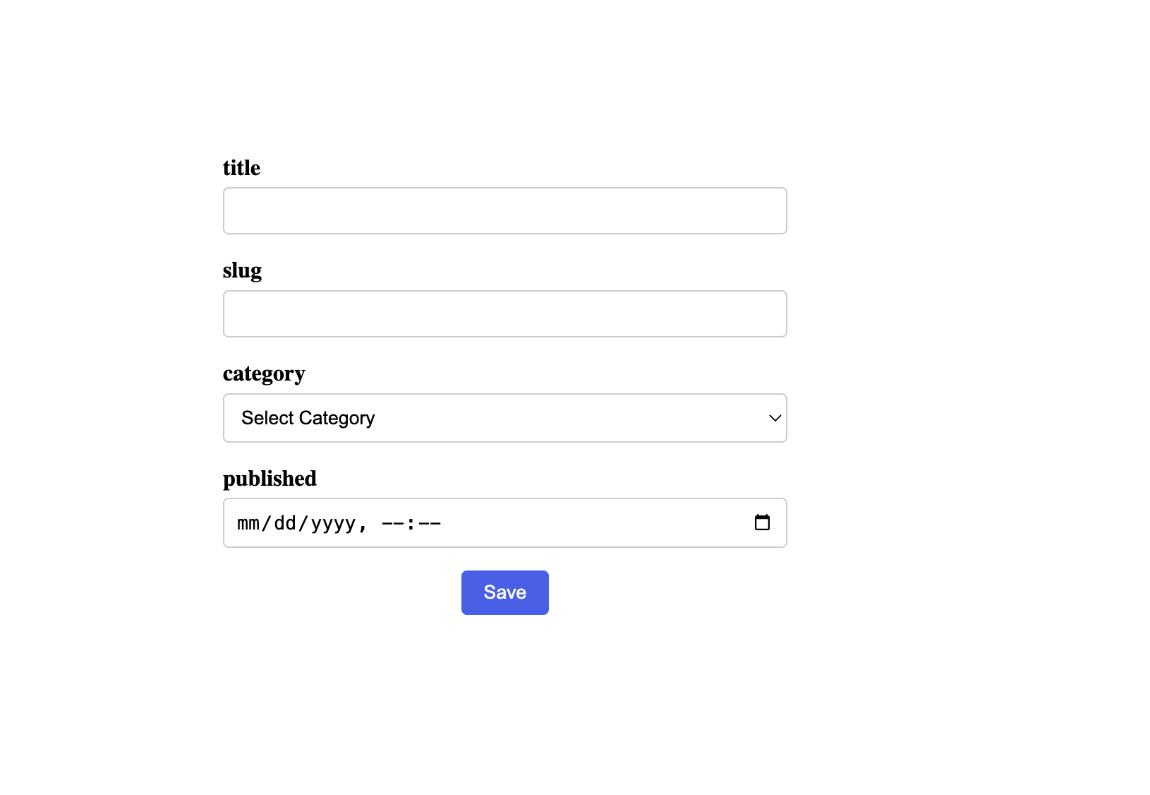 image displaying the dynamic form